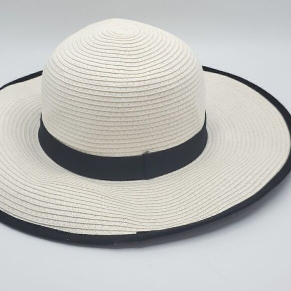 K Accessories White Ivory Floppy Hat - Picture 10 of 15